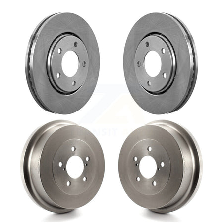 Front Rear Brake Rotors Drums Kit For Dodge Caravan Grand Chrysler Town & Country Voyager K8-101961