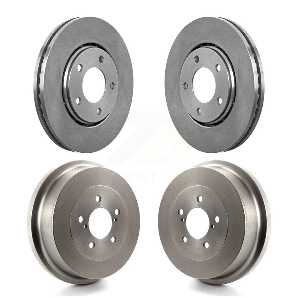 Front Rear Brake Rotors Drums Kit For Dodge Caravan Grand Chrysler Town & Country Voyager K8-101961