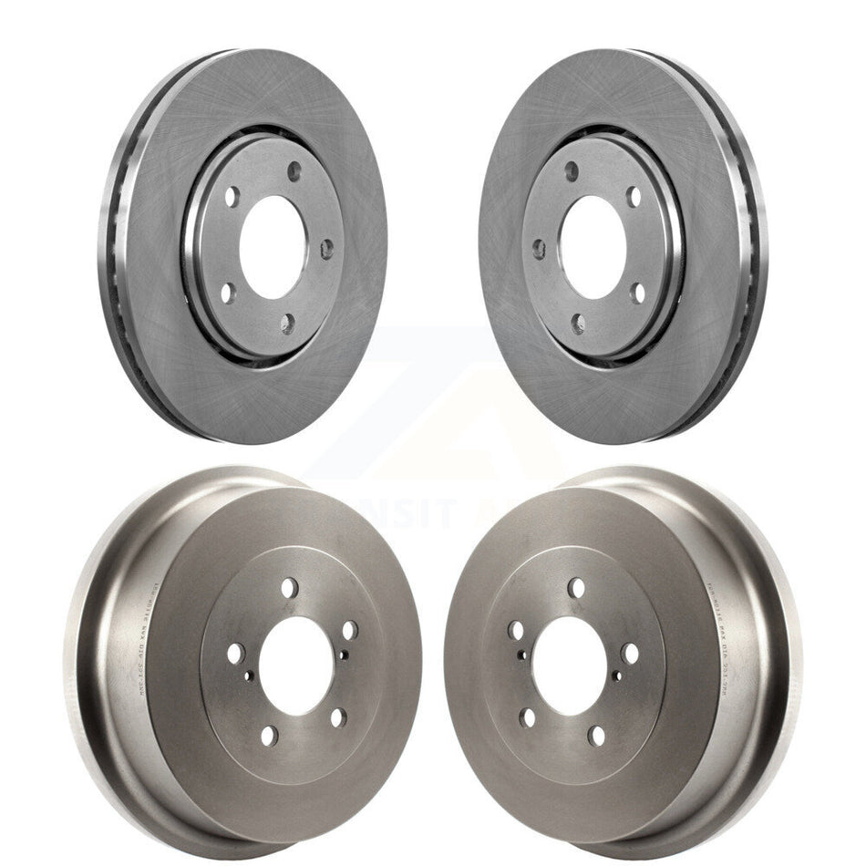 Front Rear Brake Rotors Drums Kit For Dodge Caravan Grand Chrysler Town & Country Voyager K8-101961