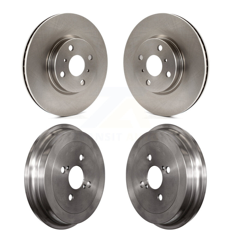 Front Rear Disc Brake Rotors Drums Kit For Toyota Yaris K8-101962