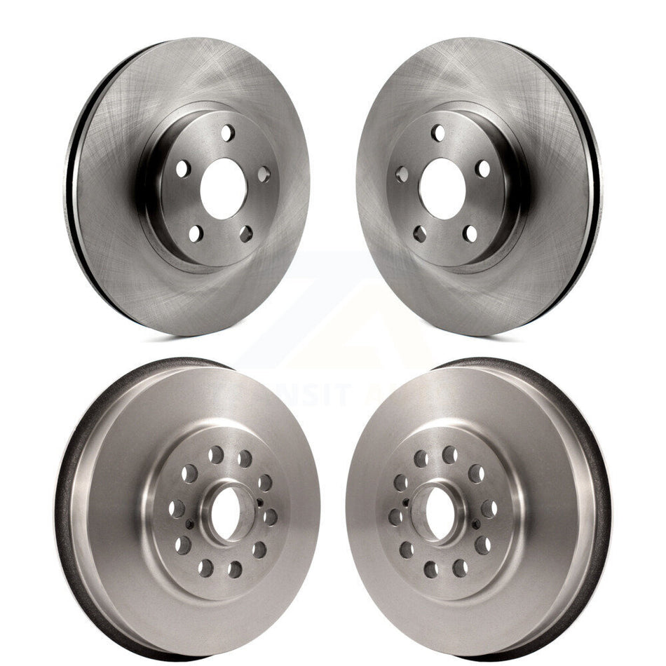 Front Rear Disc Brake Rotors Drums Kit For 2003-2006 Toyota Matrix Pontiac Vibe AWD K8-101972