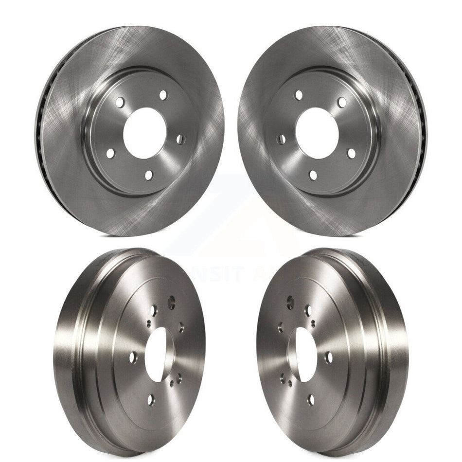 Front Rear Disc Brake Rotors Drums Kit For Nissan NV200 Chevrolet City Express K8-101974