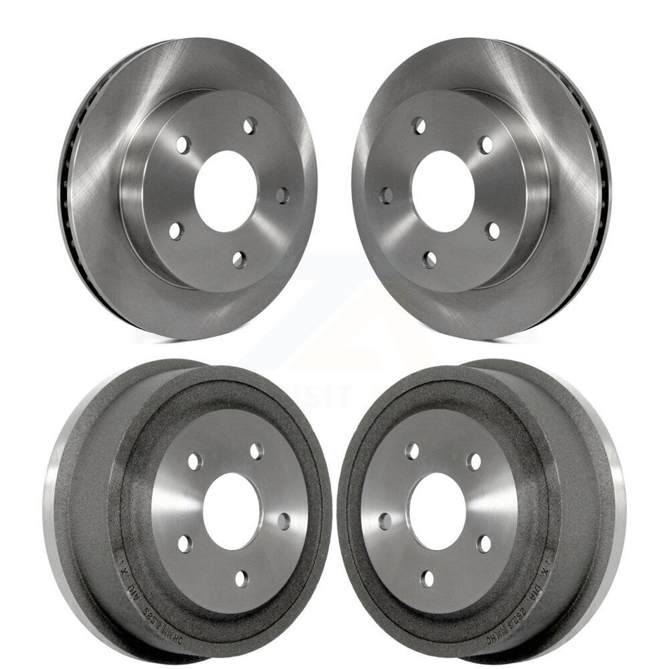 Front Rear Disc Brake Rotors Drums Kit For 2000-2001 Dodge Ram 1500 RWD K8-101979