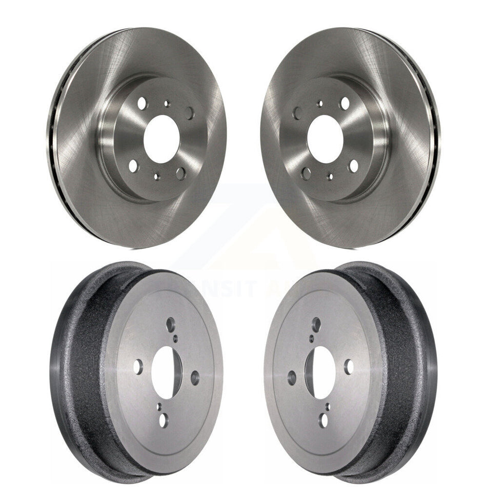 Front Rear Disc Brake Rotors Drums Kit For Toyota Corolla Prizm Chevrolet Geo K8-101983