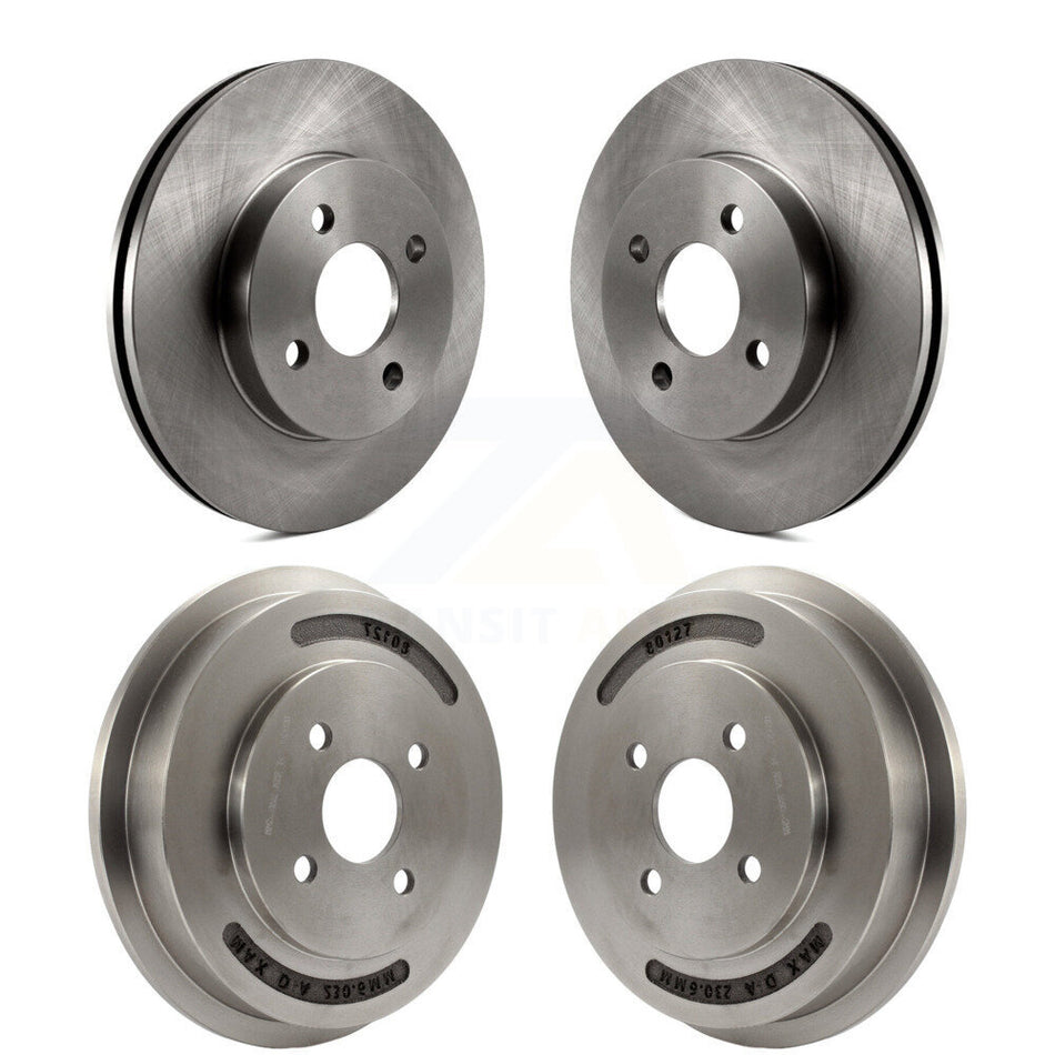 Front Rear Disc Brake Rotors Drums Kit For Chevrolet Cobalt Pontiac G5 K8-101994