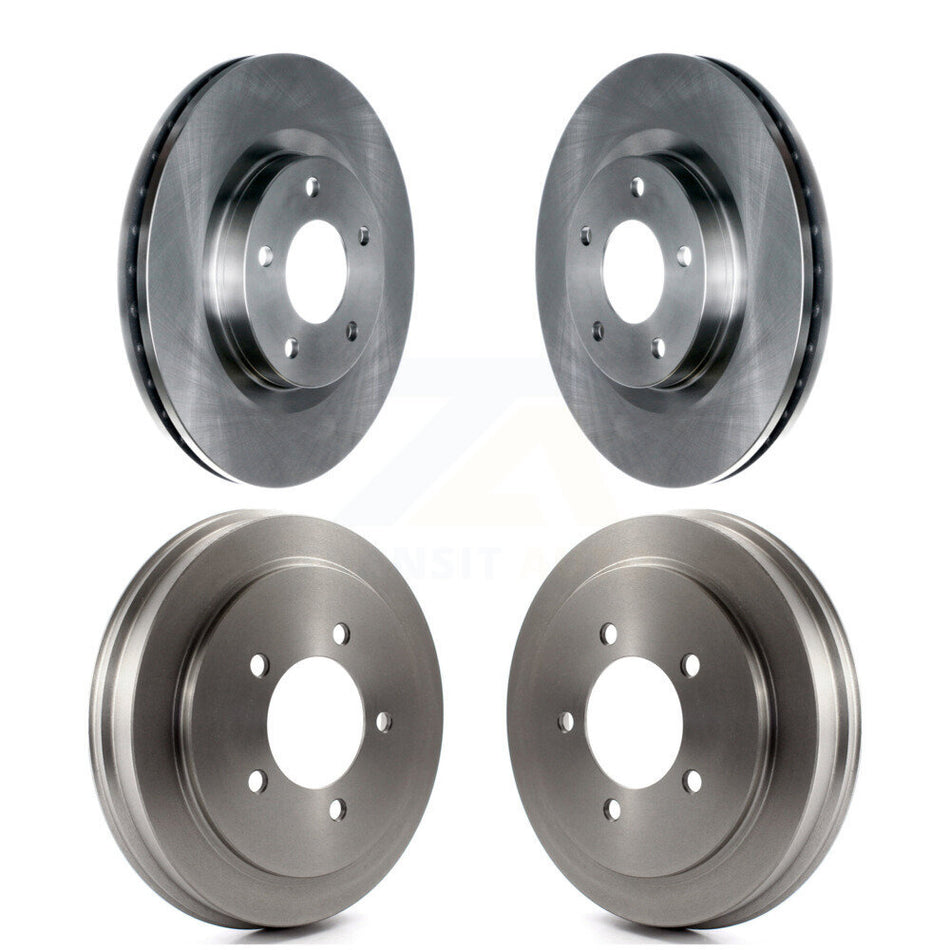 Front Rear Disc Brake Rotors Drums Kit For Jeep Patriot Compass Dodge Caliber Chrysler Sebring Avenger K8-101996