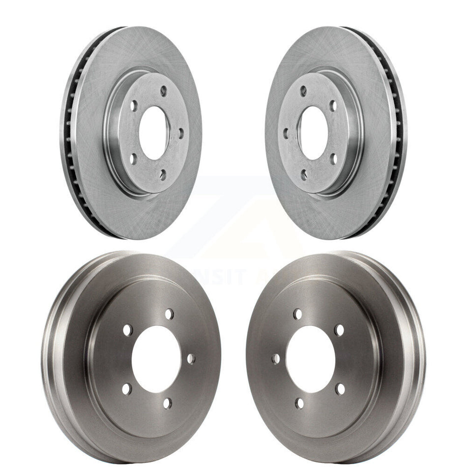 Front Rear Disc Brake Rotors Drums Kit For Dodge Caliber K8-101997