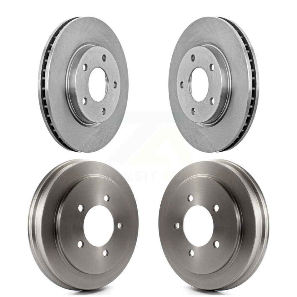 Front Rear Disc Brake Rotors Drums Kit For Dodge Caliber K8-101997