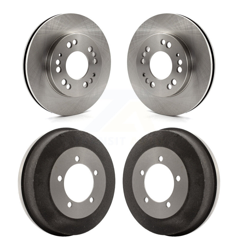 Front Rear Disc Brake Rotors Drums Kit For Chrysler Sebring Dodge Stratus Mitsubishi Eclipse Galant Avenger Eagle Talon K8-102011