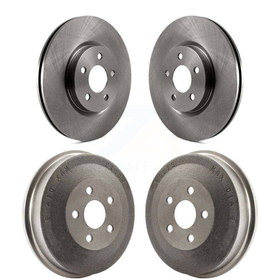 Front Rear Disc Brake Rotors Drums Kit For Chrysler PT Cruiser Naturally Aspirated K8-102016
