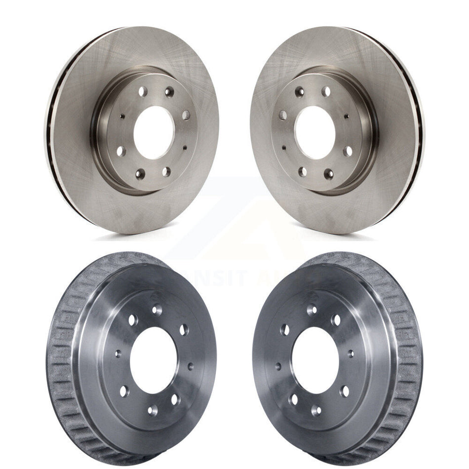 Front Rear Disc Brake Rotors Drums Kit For Kia Spectra Spectra5 K8-102019