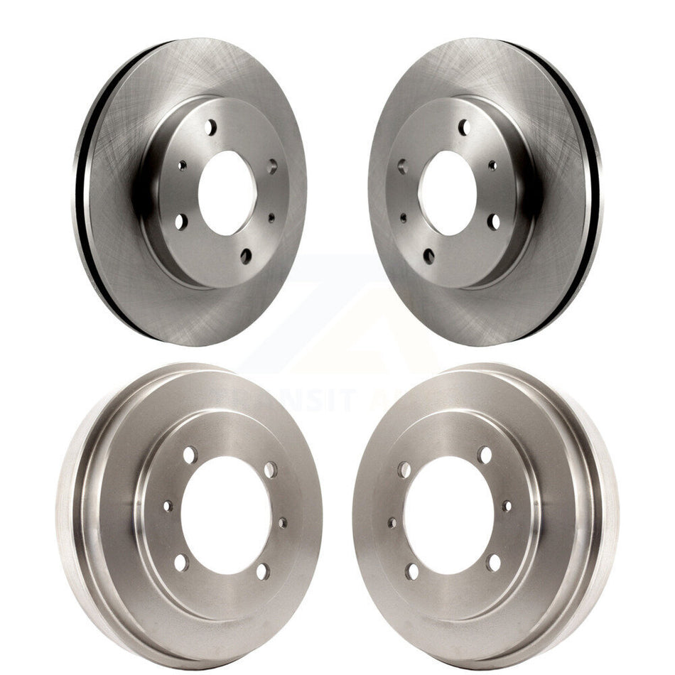 Front Rear Disc Brake Rotors Drums Kit For Mitsubishi Lancer K8-102022