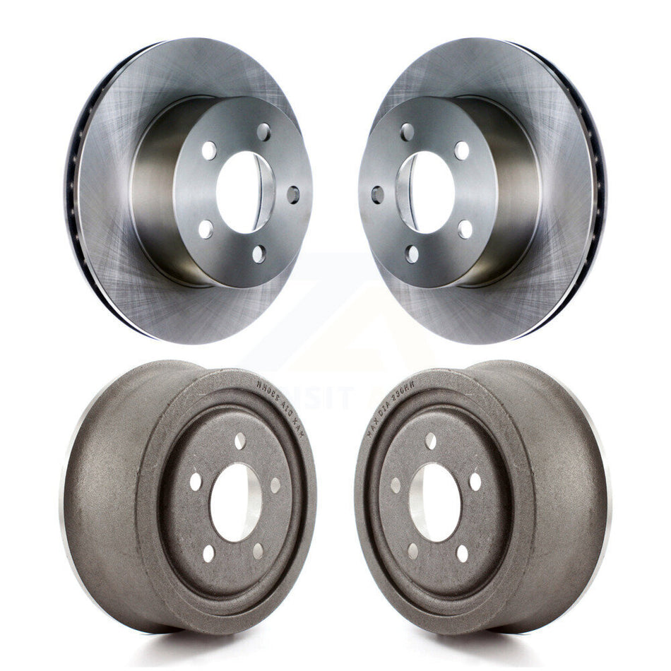 Front Rear Disc Brake Rotors Drums Kit For Jeep Wrangler Cherokee Comanche Wagoneer TJ K8-102024