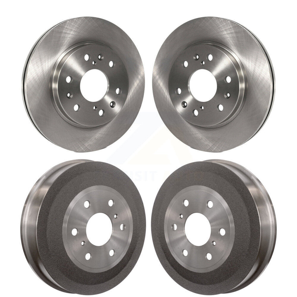 Front Rear Disc Brake Rotors Drums Kit For Chevrolet Silverado 1500 GMC Sierra K8-102028