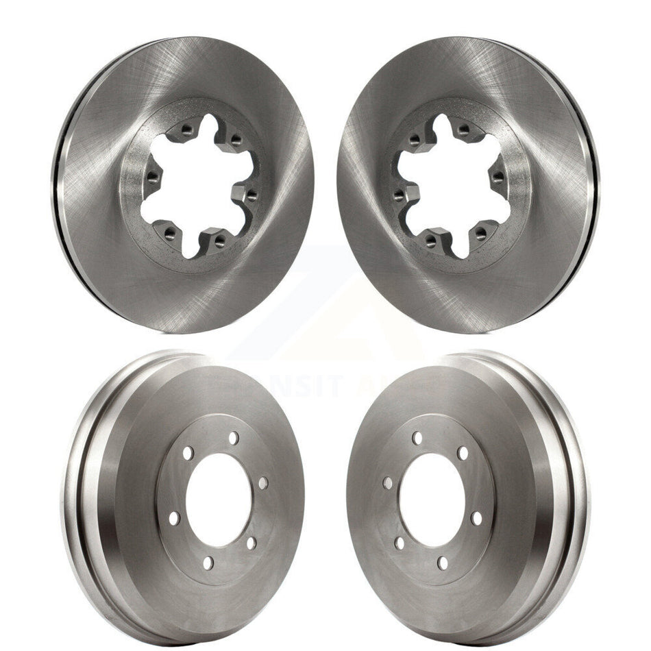 Front Rear Disc Brake Rotors Drums Kit For Chevrolet Colorado GMC Canyon Isuzu i-290 i-280 i-370 i-350 K8-102030