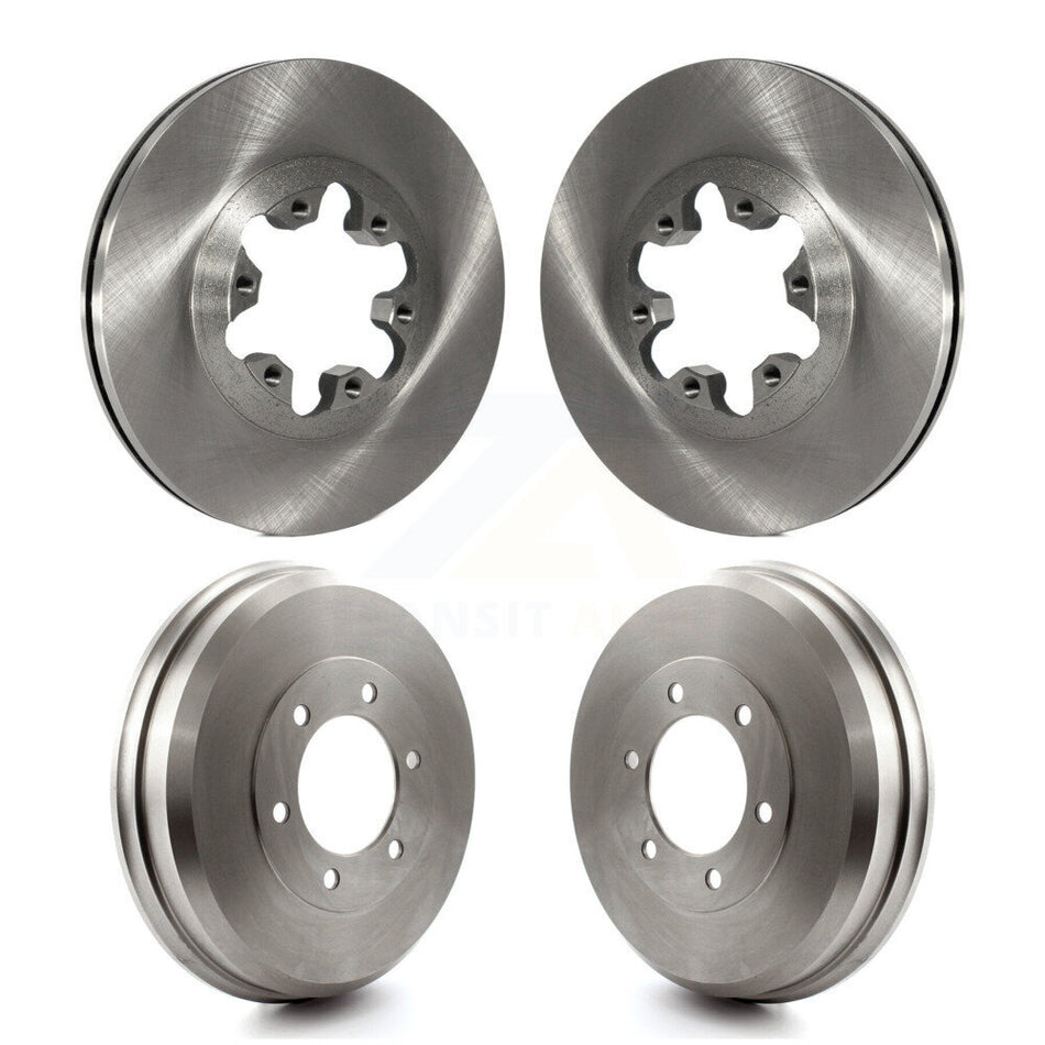 Front Rear Disc Brake Rotors Drums Kit For Chevrolet Colorado GMC Canyon Isuzu i-290 i-280 i-370 i-350 K8-102030
