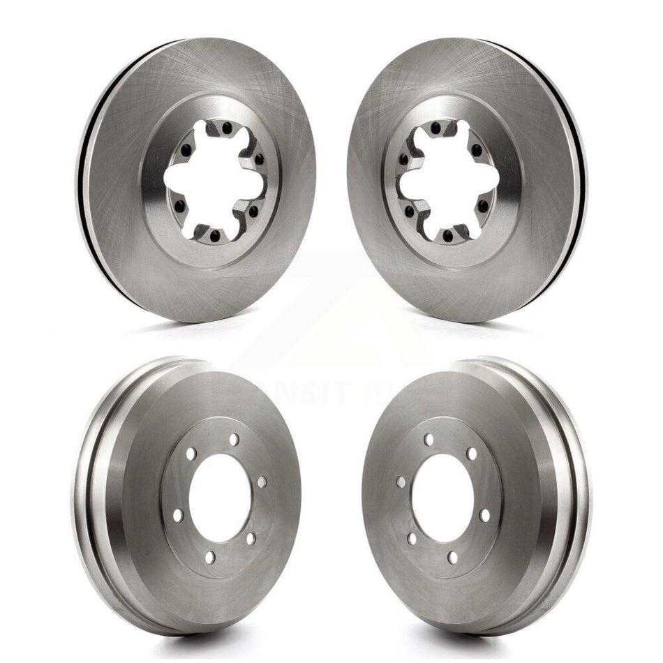 Front Rear Disc Brake Rotors Drums Kit For 2009-2012 Chevrolet Colorado GMC Canyon K8-102031