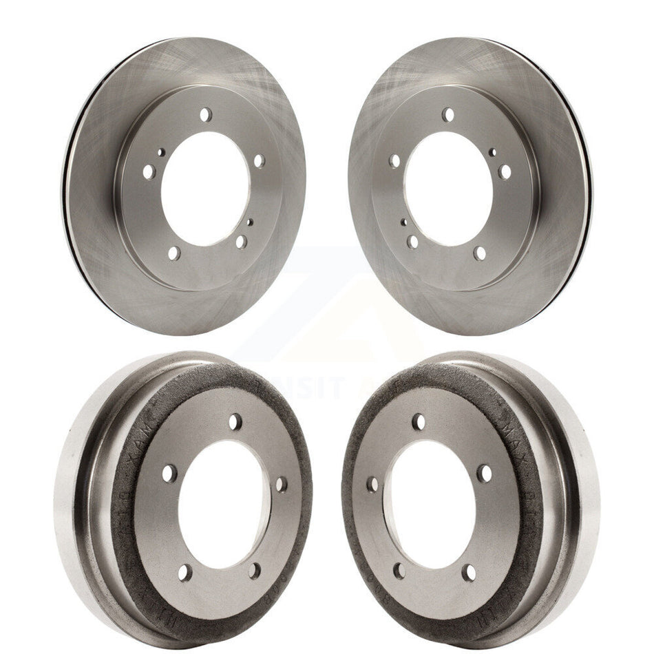 Front Rear Disc Brake Rotors Drums Kit For 2000-2004 Chevrolet Tracker Suzuki Vitara K8-102042