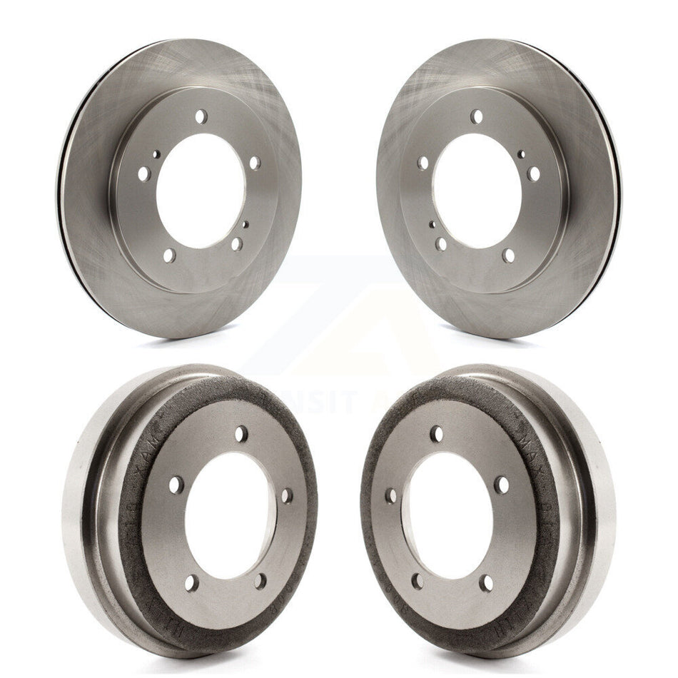 Front Rear Disc Brake Rotors Drums Kit For 2000-2004 Chevrolet Tracker Suzuki Vitara K8-102042