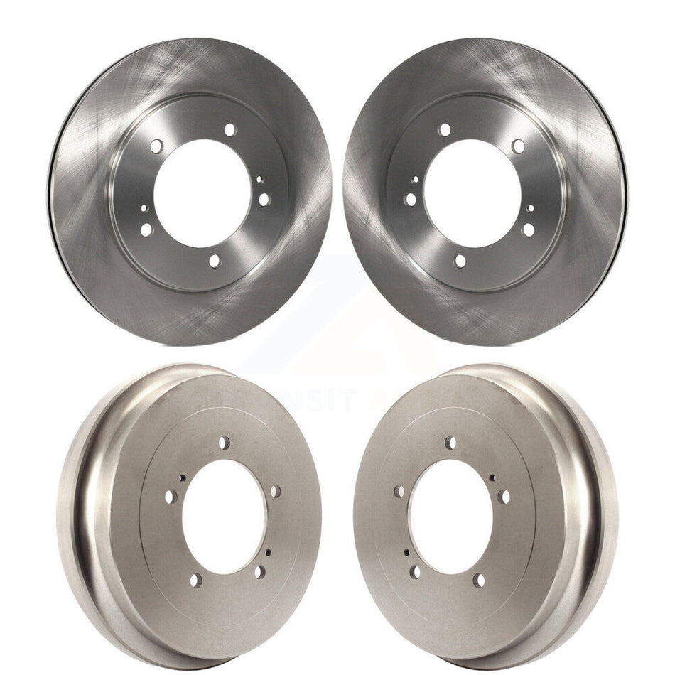 Front Rear Disc Brake Rotors Drums Kit For Suzuki XL-7 Grand Vitara K8-102044