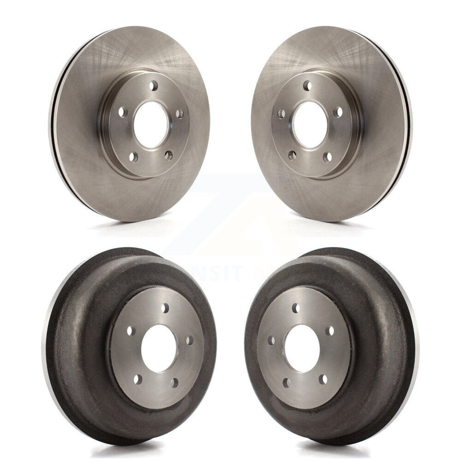 Front Rear Disc Brake Rotors Drums Kit For 2010-2013 Ford Transit Connect K8-102045