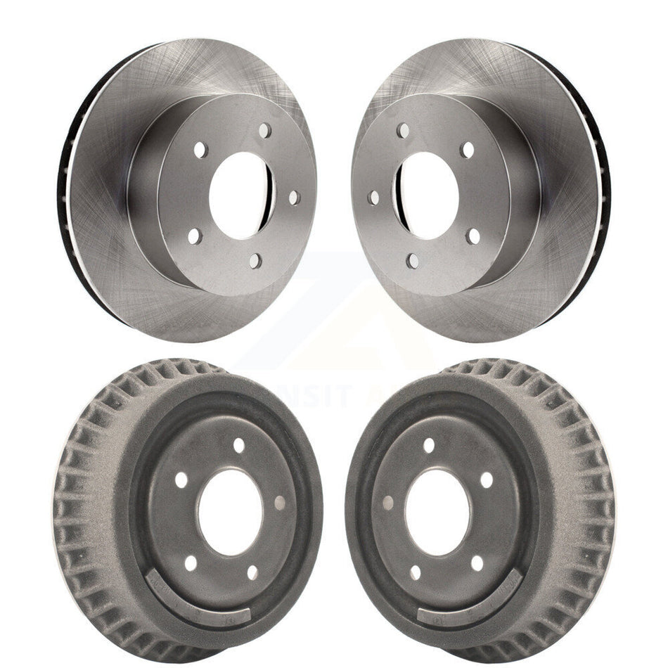 Front Rear Disc Brake Rotors Drums Kit For 1990-2002 Chevrolet Astro GMC Safari AWD K8-102062