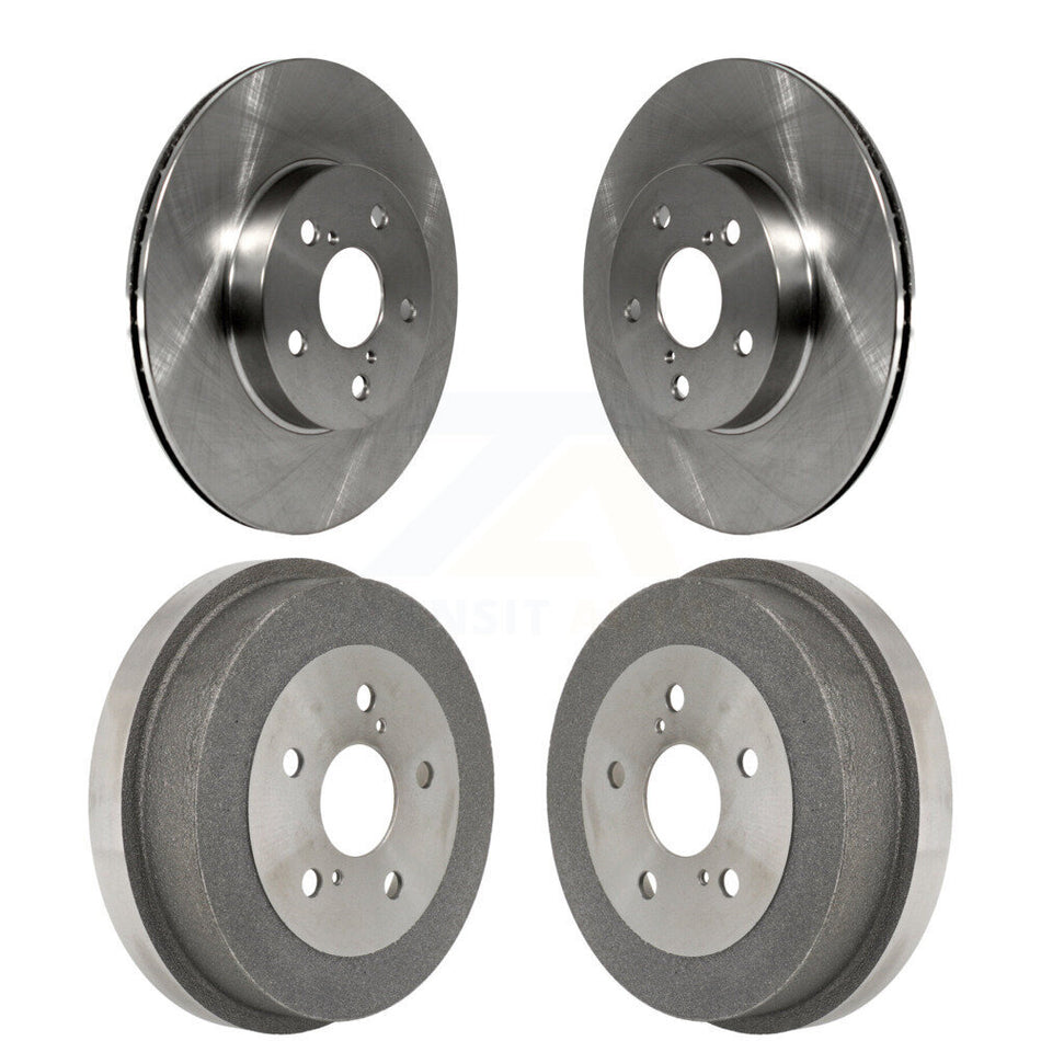 Front Rear Disc Brake Rotors Drums Kit For Toyota RAV4 K8-102077