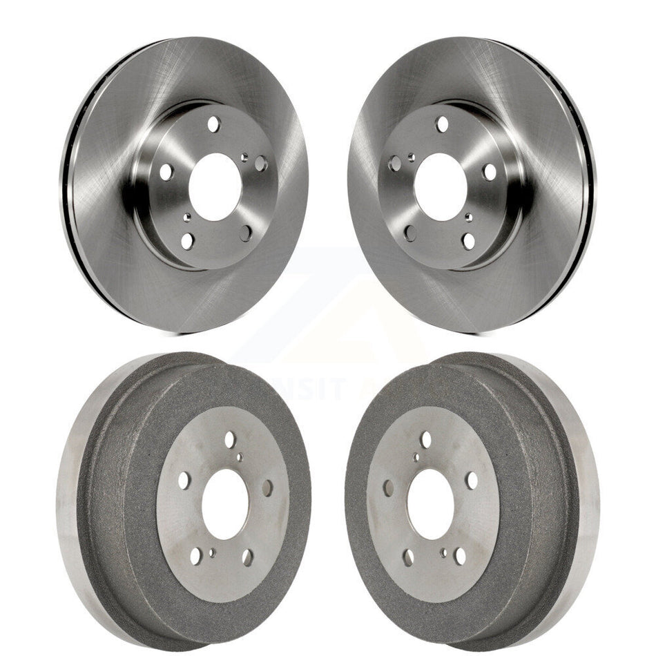 Front Rear Disc Brake Rotors Drums Kit For Toyota RAV4 K8-102079