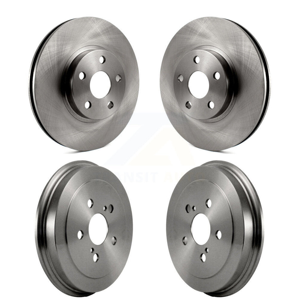 Front Rear Disc Brake Rotors Drums Kit For Toyota Corolla Celica K8-102081