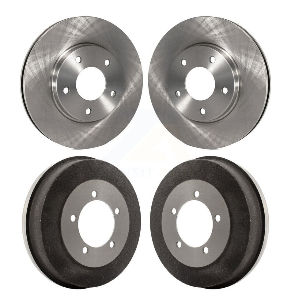 Front Rear Disc Brake Rotors Drums Kit For Chrysler Sebring Mitsubishi Dodge Stratus Eclipse Galant K8-102086