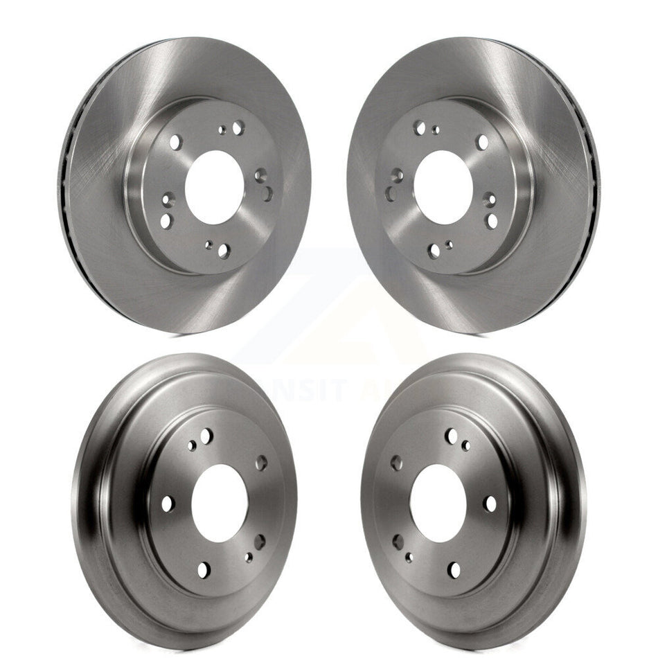 Front Rear Disc Brake Rotors Drums Kit For Honda Civic K8-102095