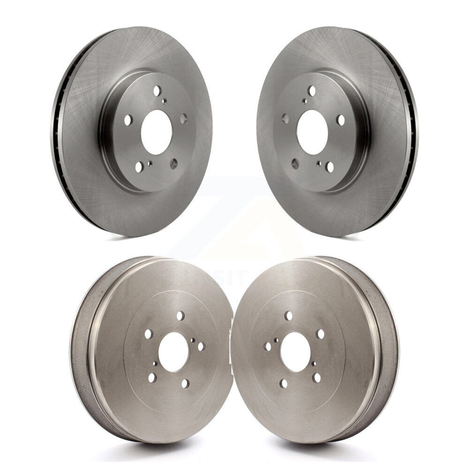 Front Rear Disc Brake Rotors Drums Kit For 2004-2010 Toyota Sienna K8-102106