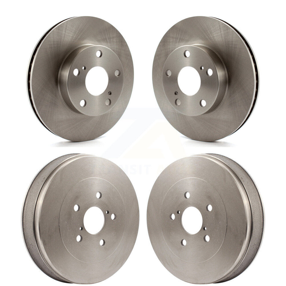 Front Rear Disc Brake Rotors Drums Kit For Toyota Tacoma With 5 Lug Wheels K8-102107