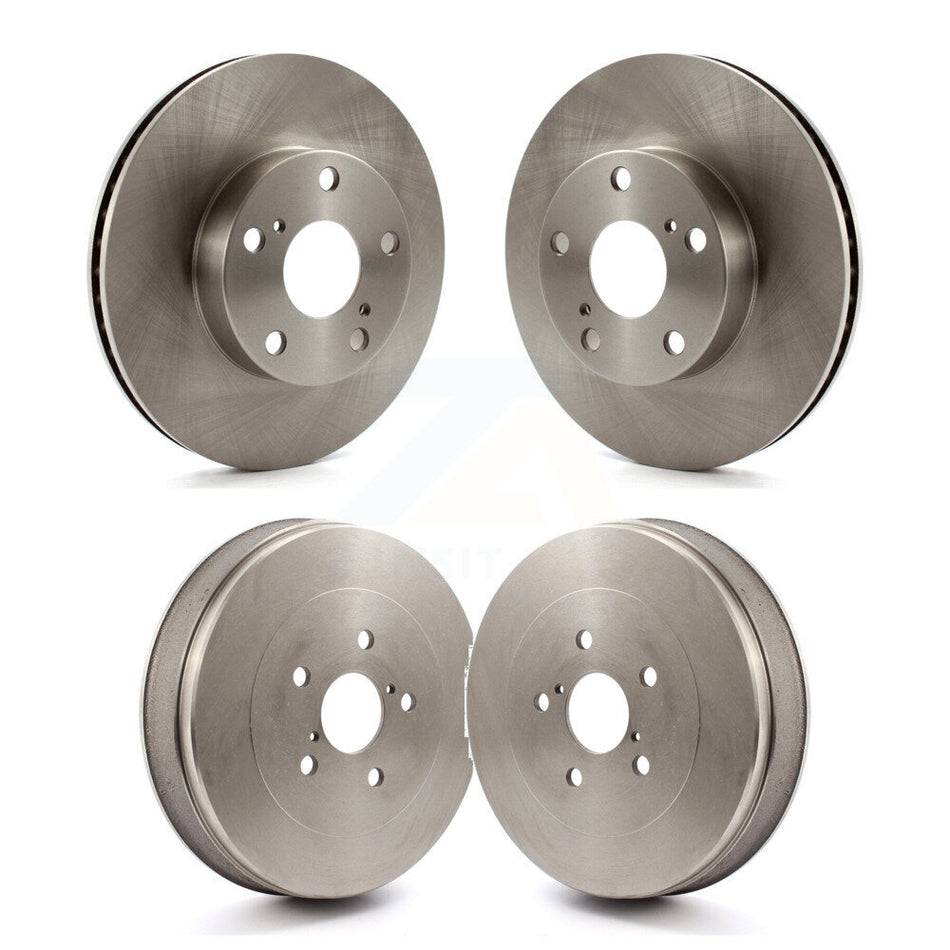 Front Rear Disc Brake Rotors Drums Kit For Toyota Tacoma With 5 Lug Wheels K8-102107