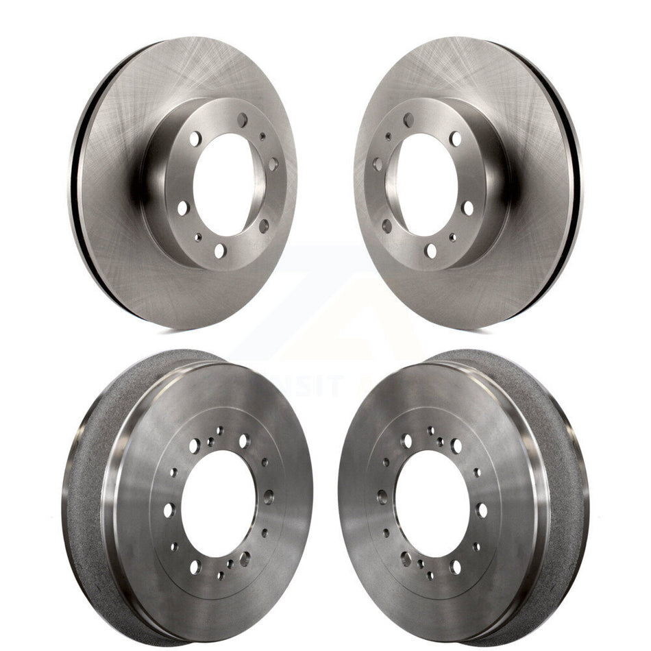 Front Rear Disc Brake Rotors Drums Kit For Toyota Tacoma K8-102108