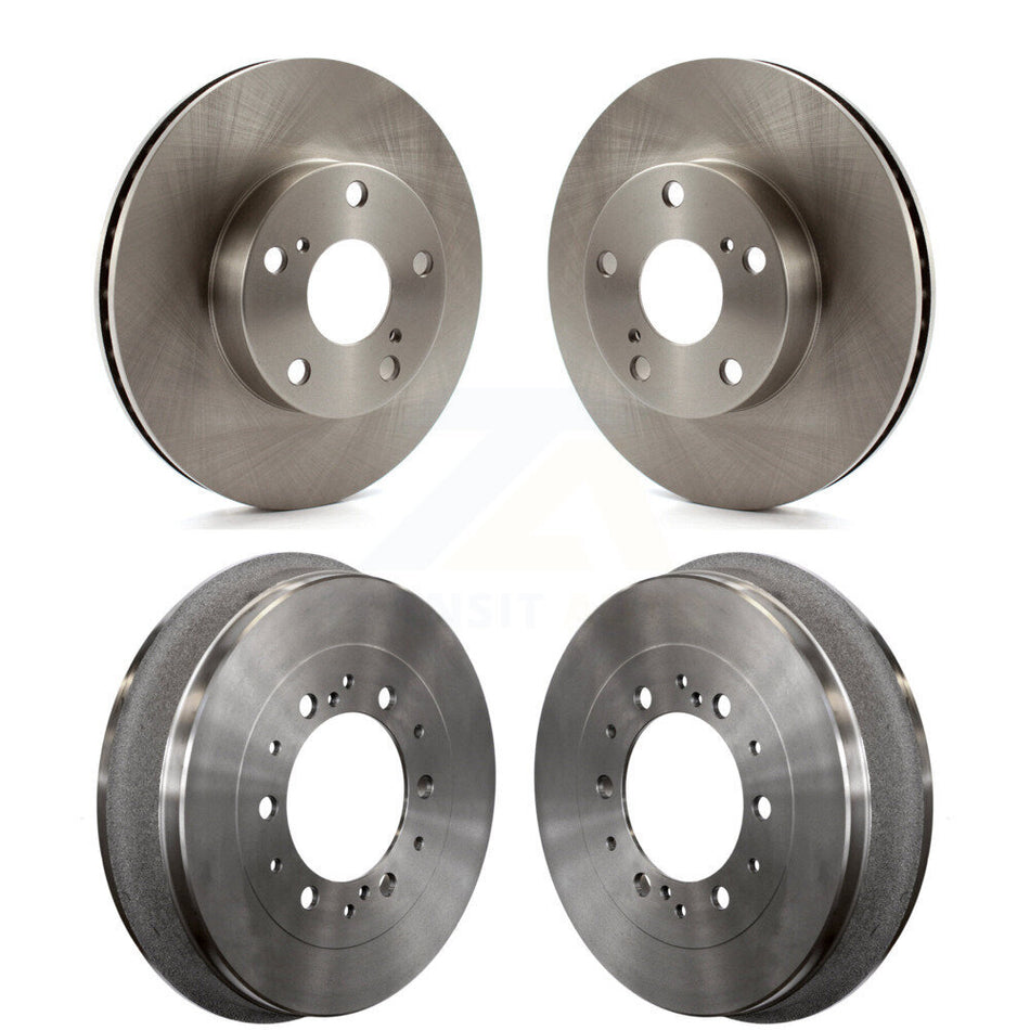 Front Rear Disc Brake Rotors Drums Kit For 2015 Toyota Tacoma 4WD With 5 Lug Wheels K8-102110