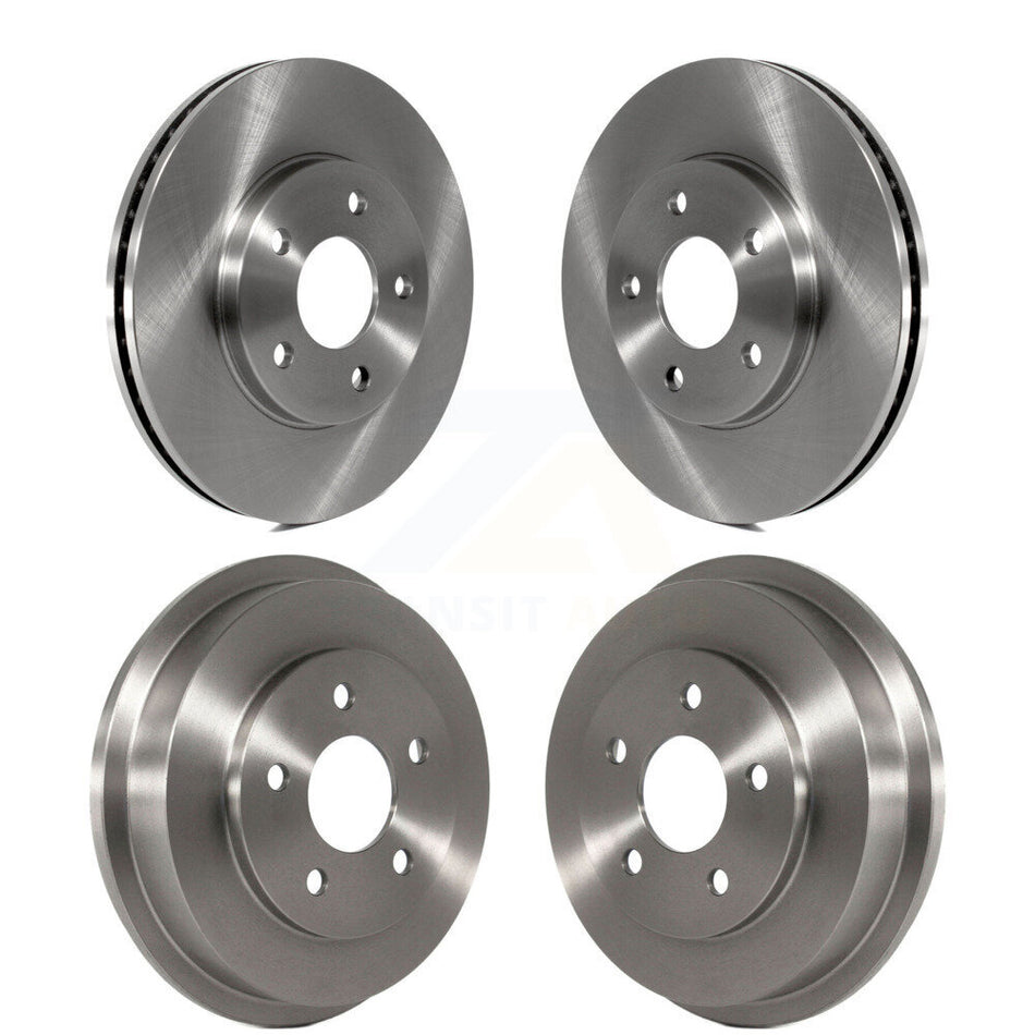 Front Rear Disc Brake Rotors Drums Kit For Chevrolet HHR K8-102111