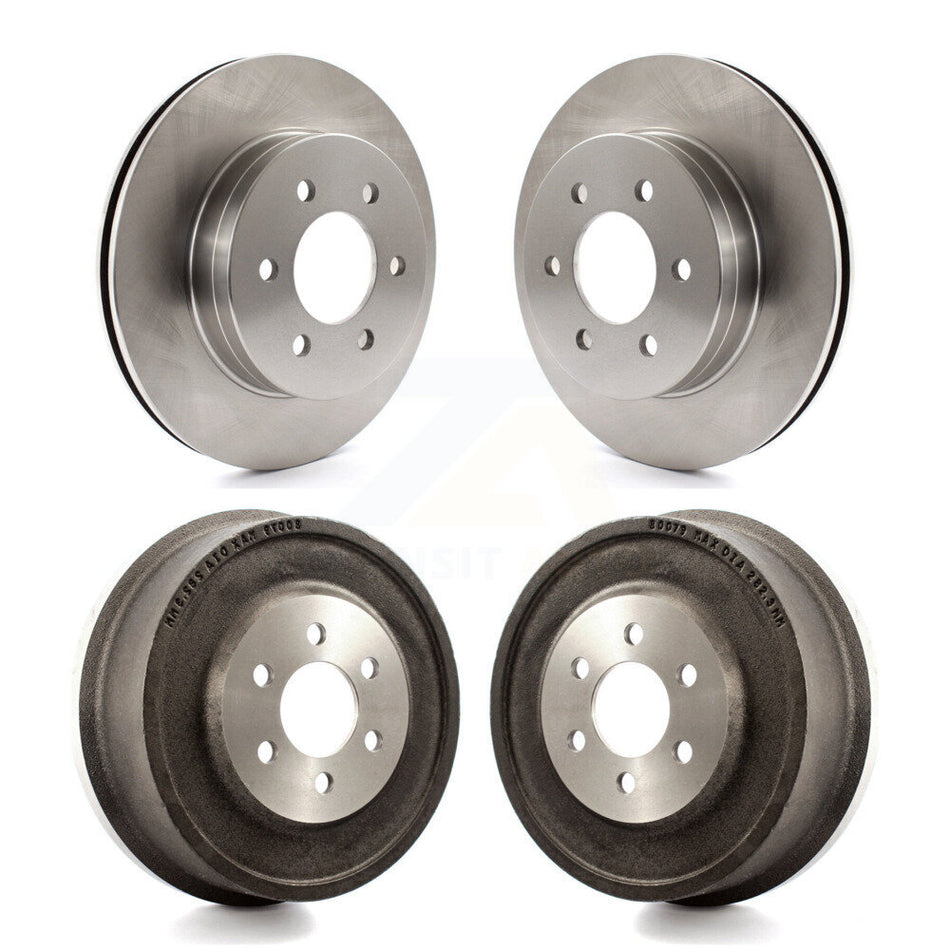 Front Rear Disc Brake Rotors Drums Kit For Dodge Dakota Durango K8-102112