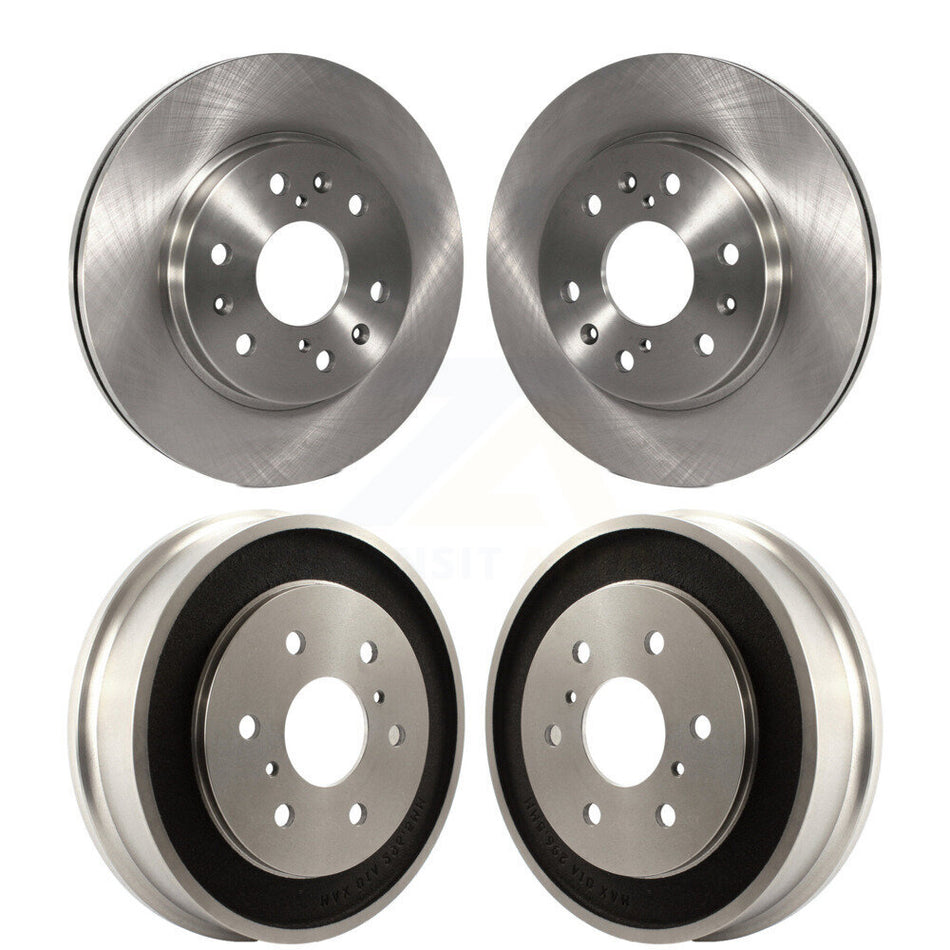 Front Rear Disc Brake Rotors Drums Kit For Chevrolet Silverado 1500 GMC Sierra Classic K8-102116