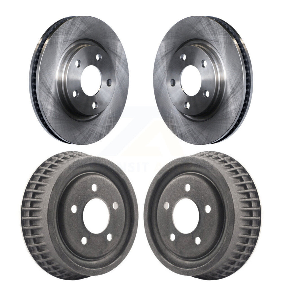 Front Rear Disc Brake Rotors Drums Kit For 2005 Pontiac Montana AWD K8-102136