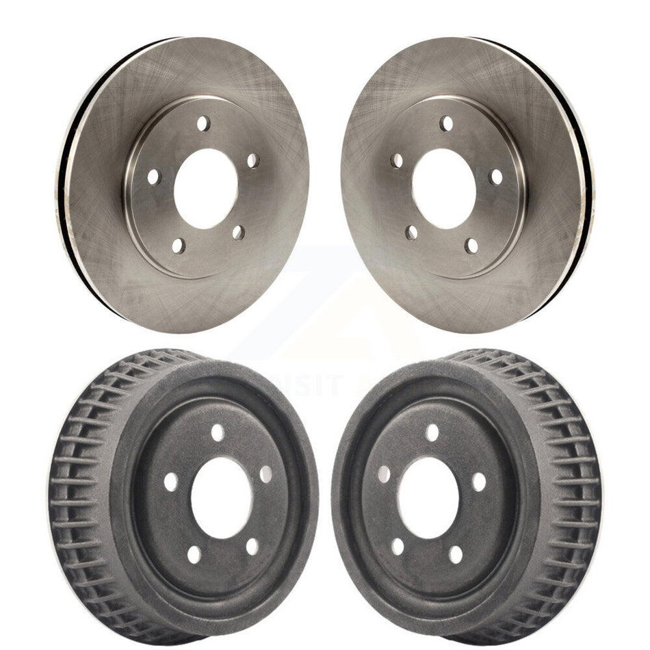 Front Rear Disc Brake Rotors Drums Kit For 1995-1995 Chevrolet Lumina Monte Carlo With 10-1/2" Diameter Rotor Drum rear brakes K8-102137