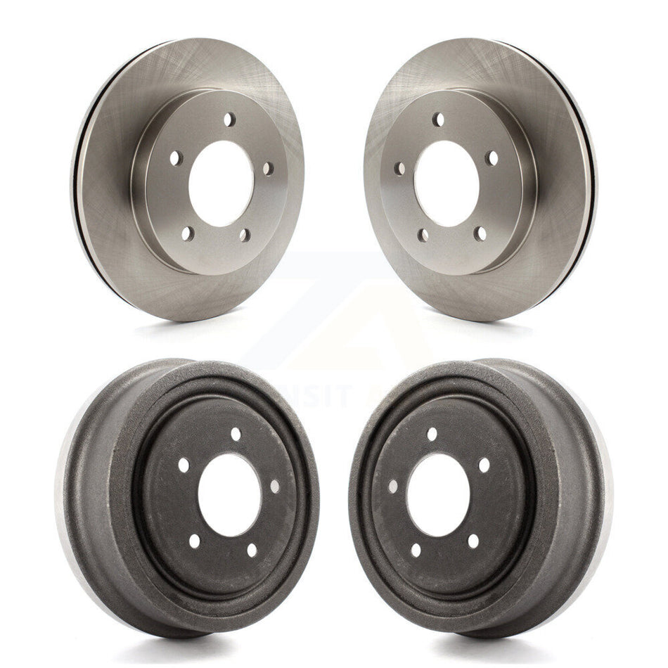 Front Rear Disc Brake Rotors Drums Kit For Ford F-150 4WD K8-102142