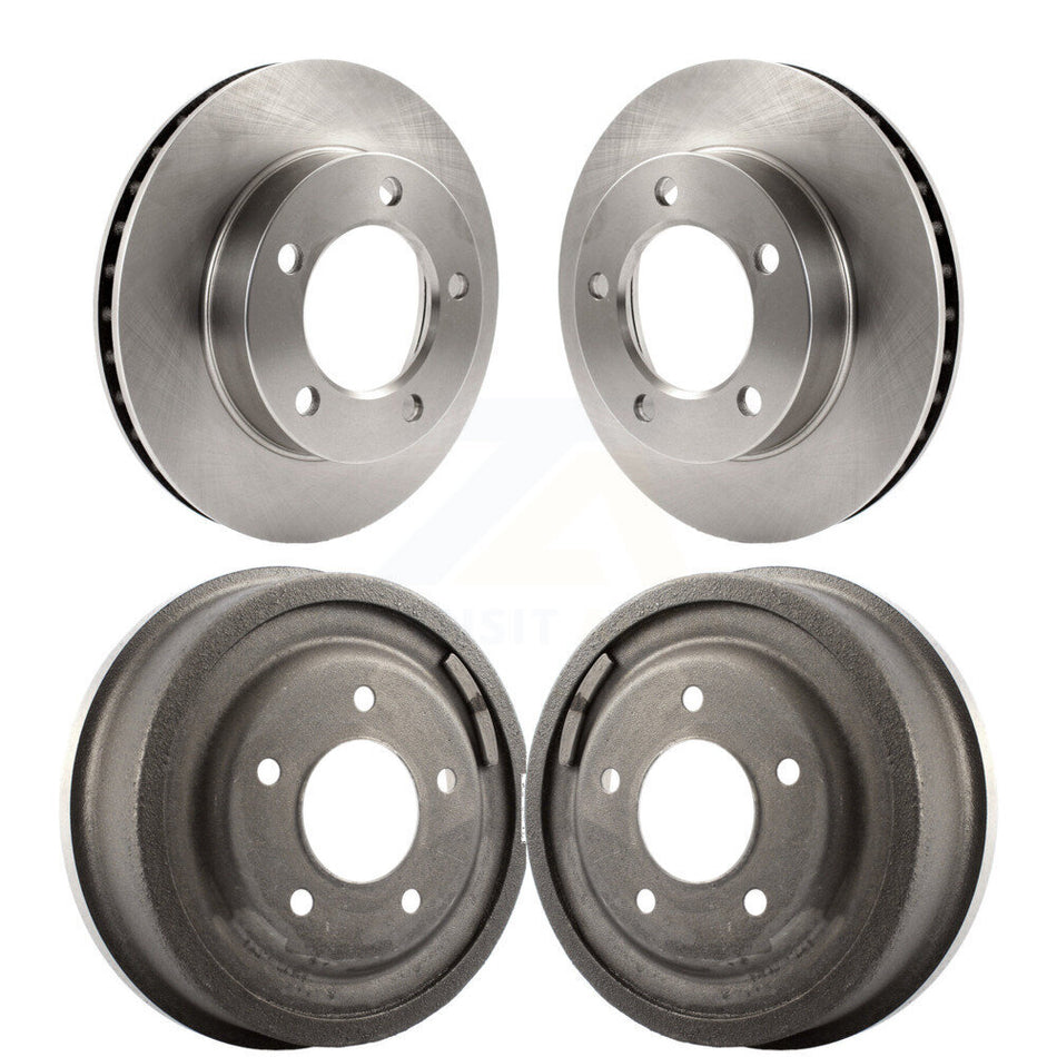Front Rear Disc Brake Rotors Drums Kit For Ford F-150 Bronco K8-102143