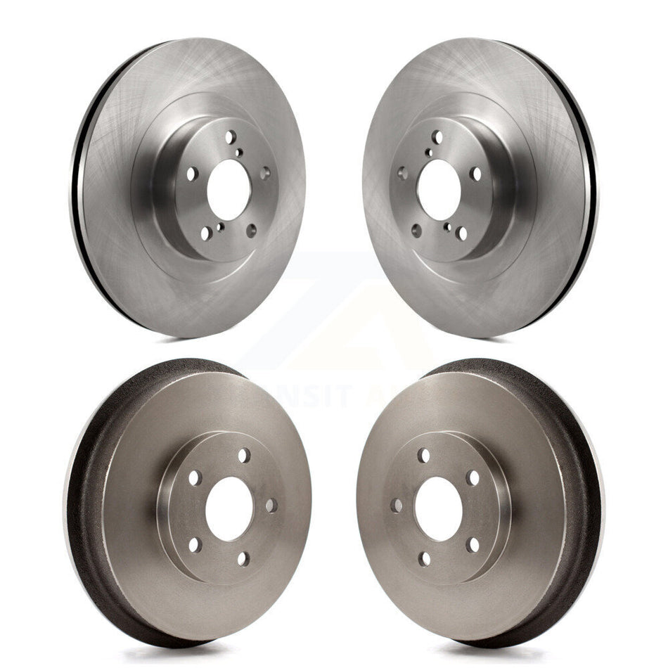 Front Rear Disc Brake Rotors Drums Kit For Subaru Forester Impreza K8-102155