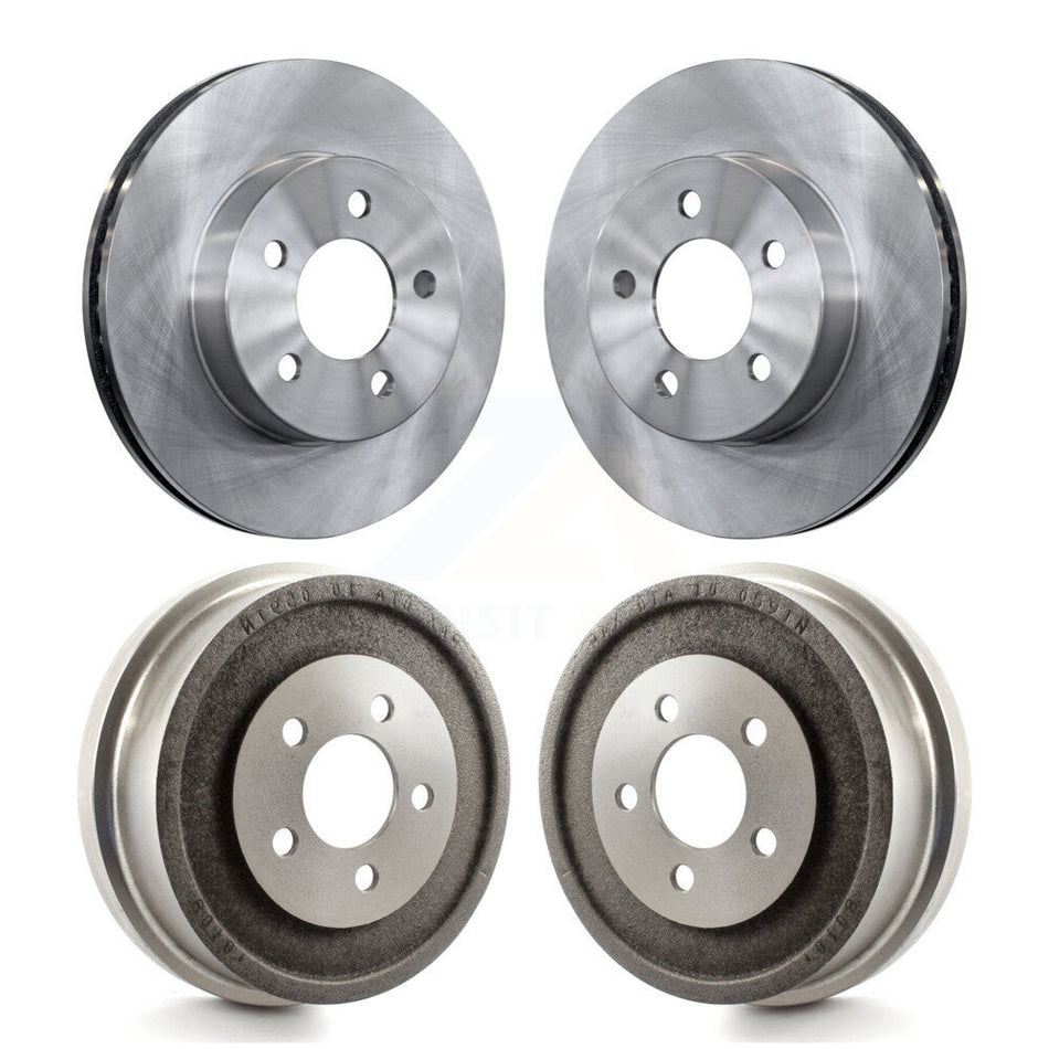 Front Rear Disc Brake Rotors Drums Kit For 2002 Jeep Liberty K8-102157