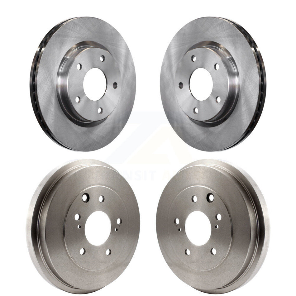 Front Rear Disc Brake Rotors Drums Kit For Nissan Sentra K8-102158