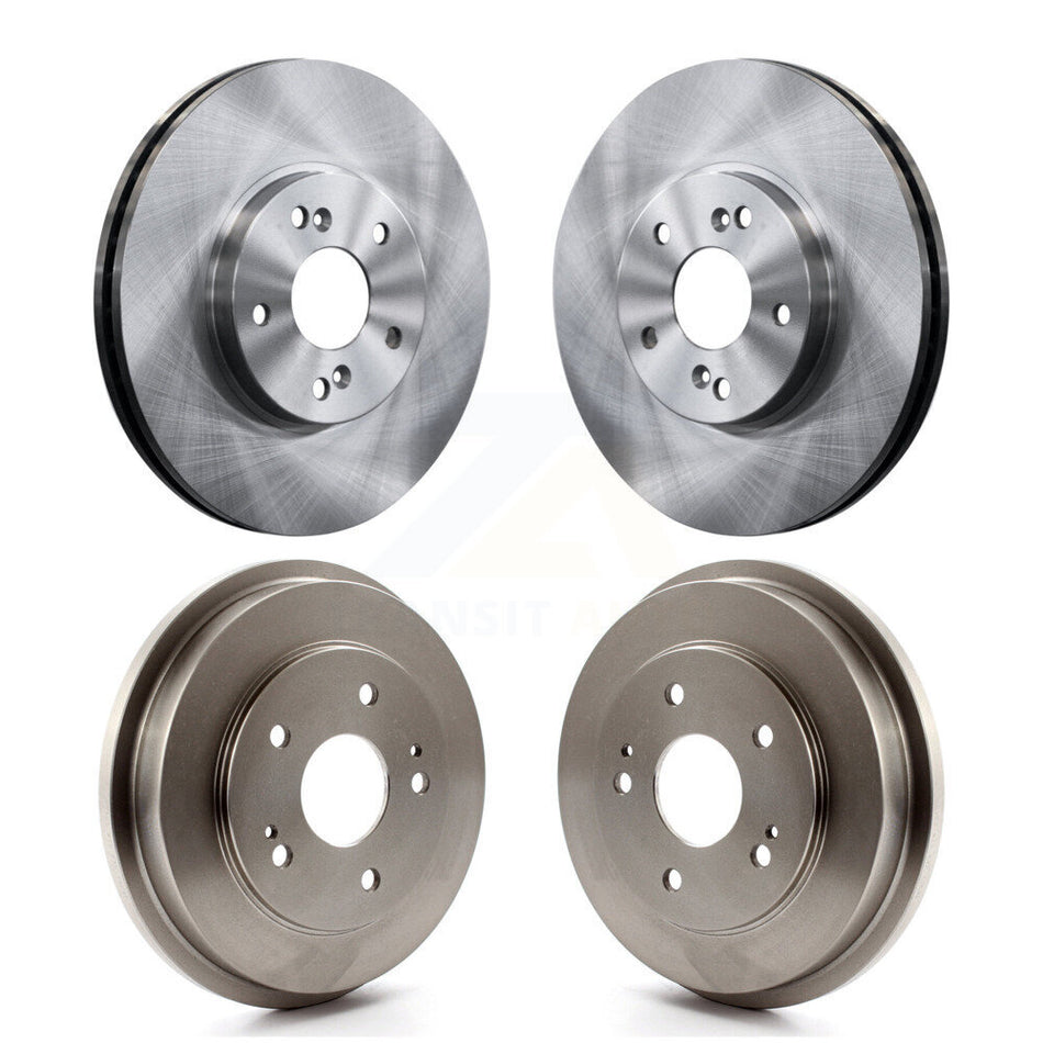 Front Rear Disc Brake Rotors Drums Kit For Honda Accord K8-102161