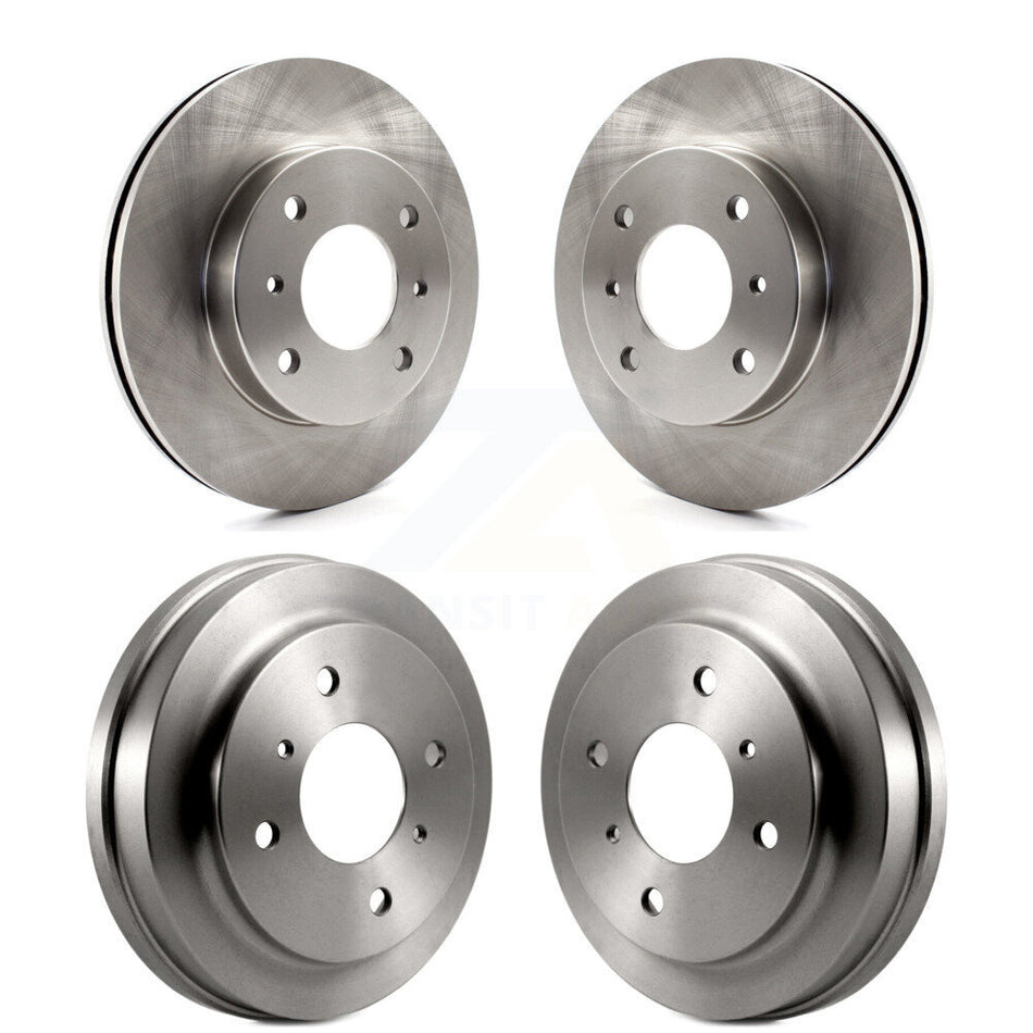 Front Rear Disc Brake Rotors Drums Kit For Nissan Sentra 1.8L K8-102169