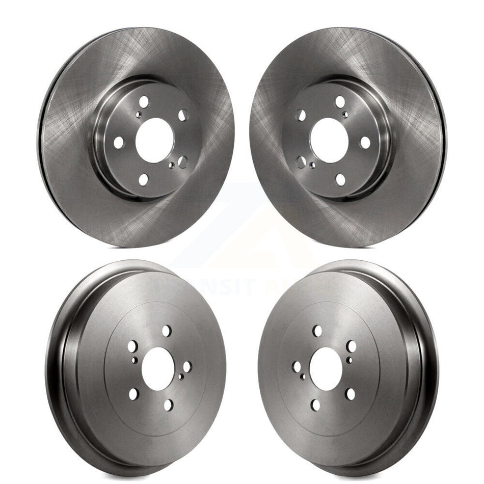 Front Rear Disc Brake Rotors Drums Kit For Toyota Corolla K8-102173