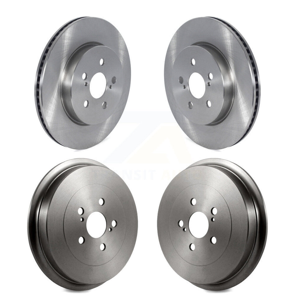 Front Rear Disc Brake Rotors Drums Kit For 2019 Toyota Corolla 2.0L K8-102174
